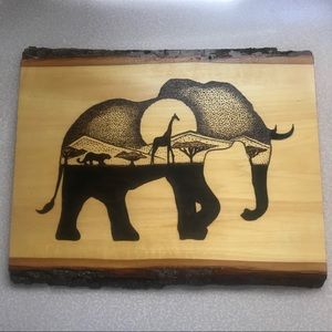 Hand crafted wood burning